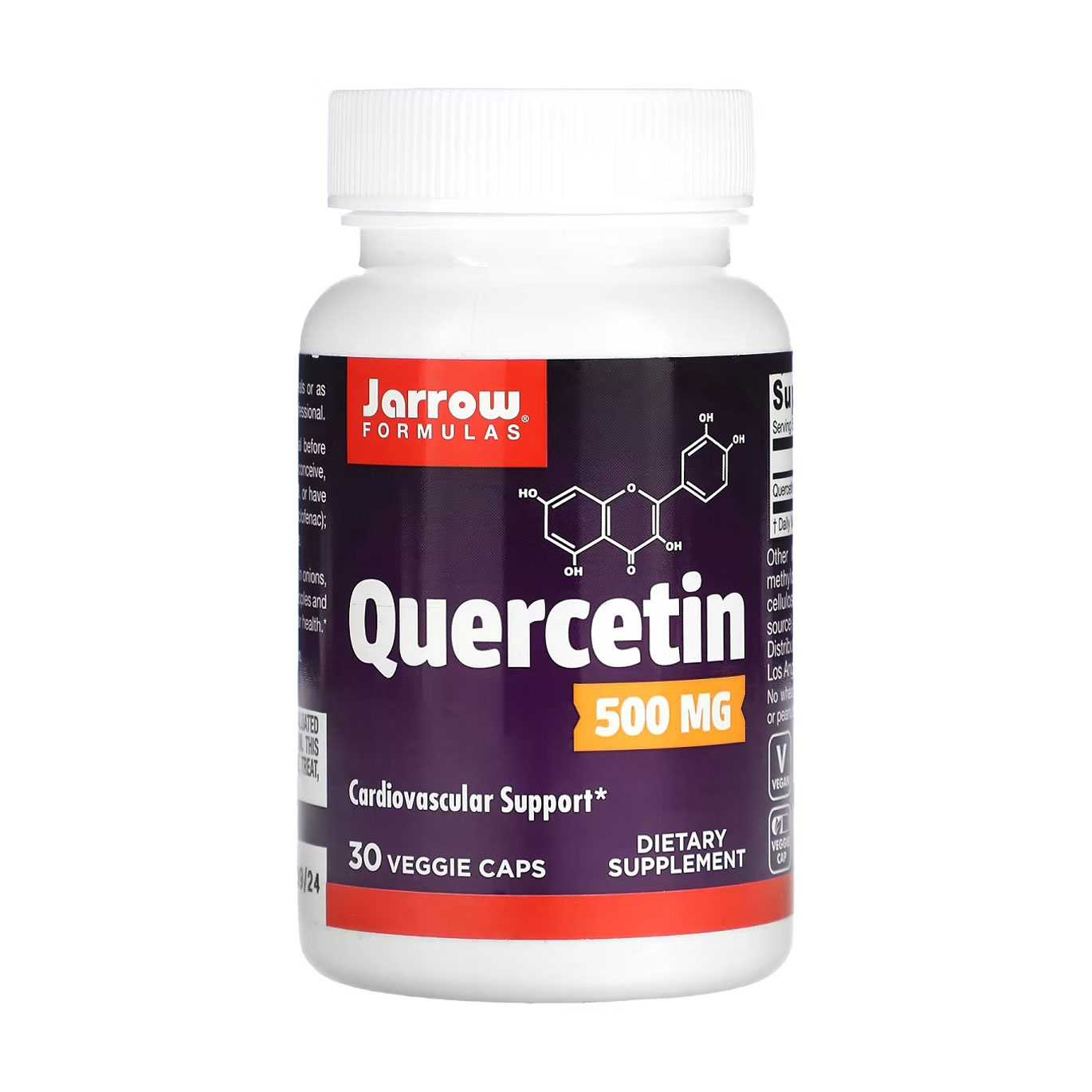 Кверцетін Jarrow Formulas Quercetin 500 мг, 30 капсул